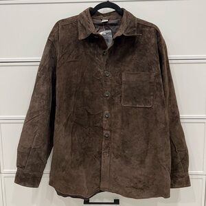 Deadstock Vintage Suede shirt jacket